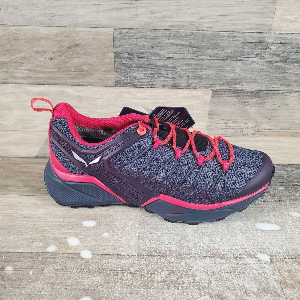 Salewa Dropline GTX Womens Shoes Sz 6.5‎ Ombre Virtual Pink Trekking Sneakers